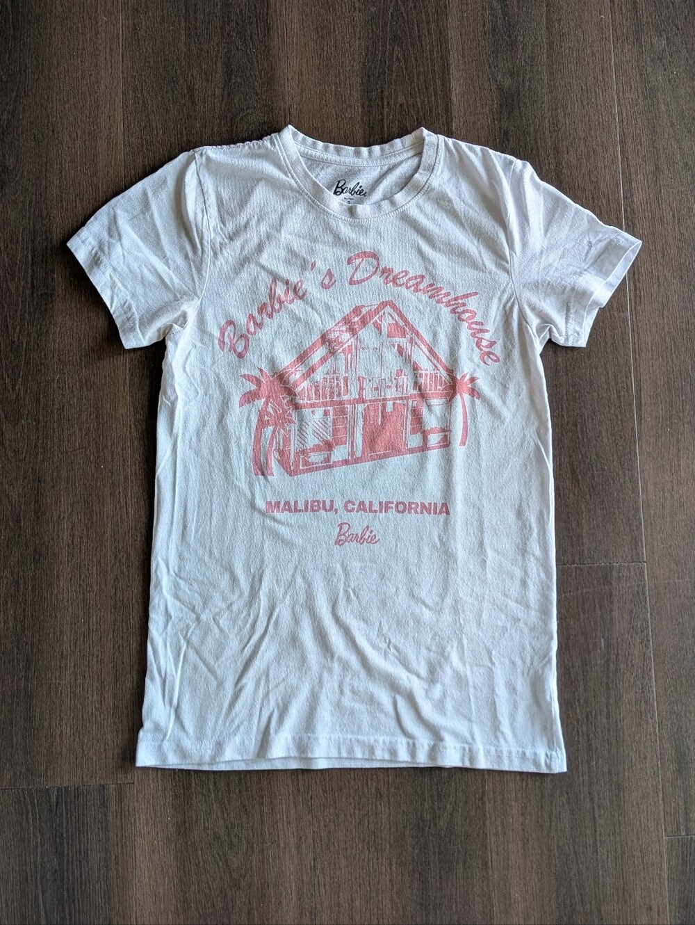 Barbie Dreamhouse sz. S white logo t-shirt